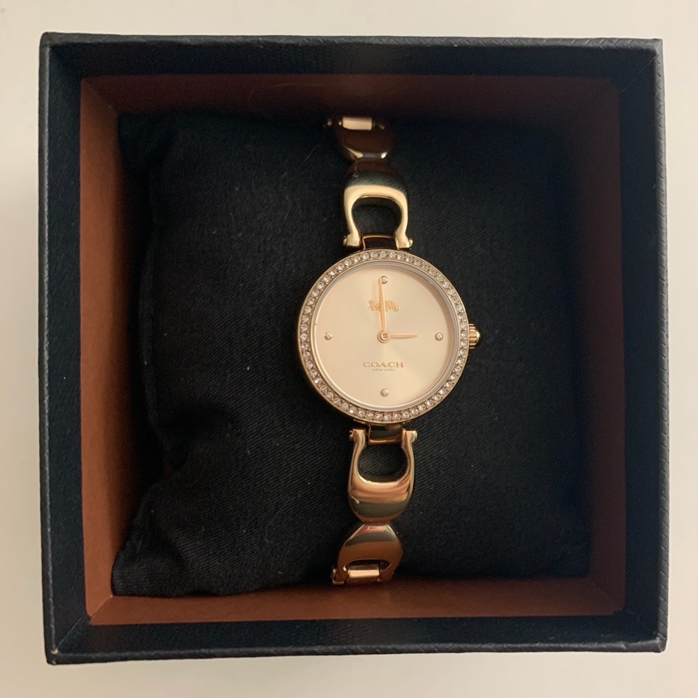 Gold Women’s Coach Watch